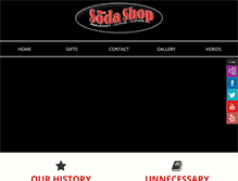 Tablet Screenshot of davidsonsodashop.com